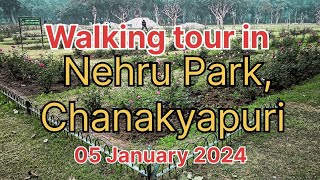 📍 Walking tour in Nehru Park Chanakyapuri New Delhi walking walkingtour nehrupark [upl. by Veron]