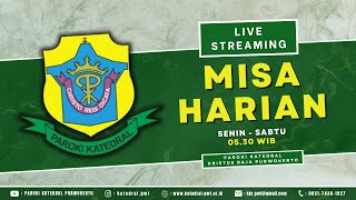 Misa Harian Peringatan St Blasius  Sabtu 3 Februari 2024  0530 WIB  Katedral Purwokerto [upl. by Nekciv]