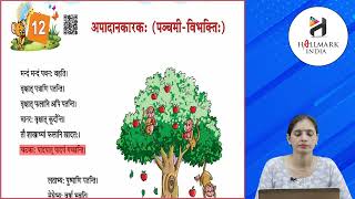 Ch 12  Hallmark India  Sanskrit  Class 6  Apadan karak panchami vibhakti  For children [upl. by Greenes]