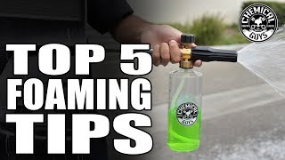 5 Tips On How To Choose and Operate your Foam Cannon  Chemical Guys Car Care [upl. by Conni612]