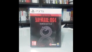 Daymare 1994 Sandcastle Limited Edition Ps5 unboxing [upl. by Nniuqal]