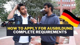 AUSBILDUNG Vocational Training in Germany  How to Apply Complete Requirements [upl. by Calisa]