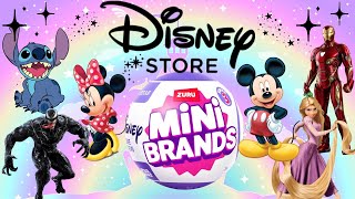 Mini Brands by Zuru Disney Store Edition Series 3 Mystery Blind Unboxing [upl. by Drofliw]