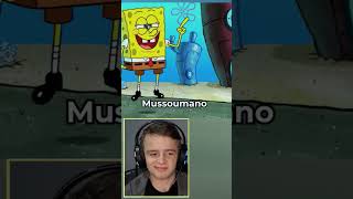 Incrível Batalha Bob Esponja Vs Mussoumano  Batalha Cartoon Revanche shorts Rap mussoumano [upl. by Seraphina]