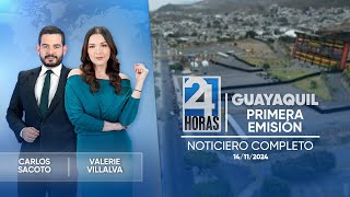 Noticiero de Guayaquil Primera Emisión 141124 [upl. by Anselme]