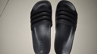 Adidas Shower Slides unboxing onfeet slides [upl. by Clie309]