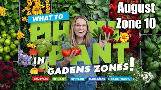 August Planting Guide What to Plant in August for a Thriving Zone 10 Garden 🌿🌻 [upl. by Grimaud]