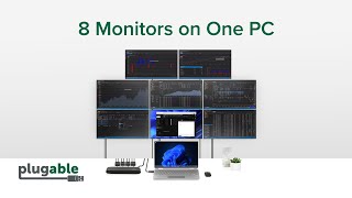 How to Easily Connect Up to 8 Monitors to a Windows Computer [upl. by Nitsruk]