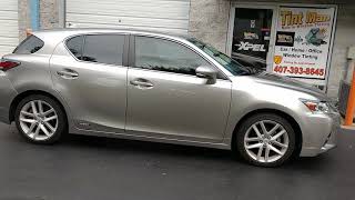 Lexus CT 200H XPEL Ceramic XR Window Film 30 front doors amp 15 rear windows FLlegal TintManFL [upl. by Asiar902]