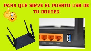 🟢¿Sabías que tu ROUTER tiene un puerto USB secreto 🌐🖧🖥️ [upl. by Notsrik]