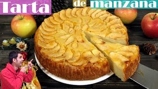 TARTA de MANZANA MUY FÁCIL Y DELICOSA 😍🍏😋 GENIAL TORTA o PASTEL Receta  453 [upl. by Ojillib]