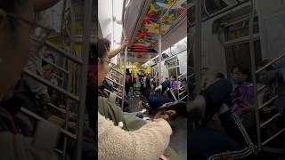 Exploring the New York City Subway shorts travel dance train new explore [upl. by Aelem]