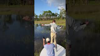 Redfish on fly St Augustine Floodtide historiccoastoutfitters Redfish saltwaterflyfishing [upl. by Letsyrhc52]