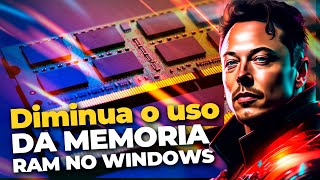 Como ACABAR com O ALTO CONSUMO DE MEMORIA RAM no WINDOWS 10 e 11  Como ter mais MEMORIA RAM no PC [upl. by Bounds859]