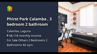 Phirst Park Calamba  3 bedroom 2 bathroom [upl. by Nnywg]