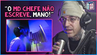 COMO O MD CHEFE É NO ESTÚDIO  rap falando cortes [upl. by Nerahs988]