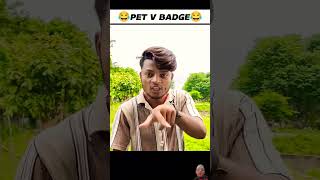 PET V BADGE 😂 freefire petrevive funny vbadgeplayer comedy [upl. by Yllehs]