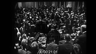 Atlanta Georgia legislature votes in favour of Lester Maddox as governor Archive film 1018282 [upl. by Ellehcor]