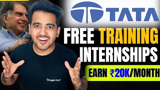 TATA Free Internships Online Training  For College Students amp Graduates  Online Internship [upl. by Oca]