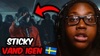 AMERICAN REACT to Sticky  Vänd igen  SWEDISH RAP [upl. by Ahsatal719]