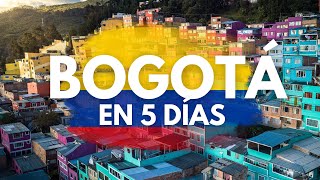 Lo MEJOR de BOGOTÁ en 5 días qué ver atractivos y sitios 🇨🇴 [upl. by Akeemaj]