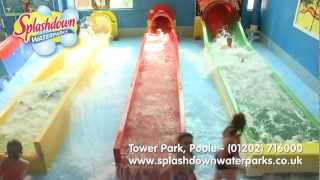 Splashdown Waterpark at Tower Park Poole [upl. by Gascony605]