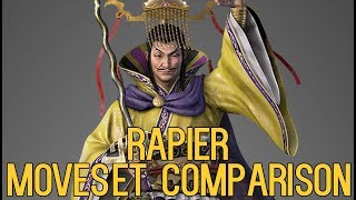 DLC DYNASTY WARRIORS 9 Yuan Shu Moveset Comparison [upl. by Hirschfeld]