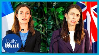 PMs Jacinda Ardern and Sanna Marin snap at sexist question Not because of gender [upl. by Leeanne]