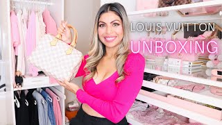 LOUIS VUITTON UNBOXING SPEEDY 25 BAG OF MY DREAMS 2022  FABIOLAG [upl. by Nivk]