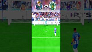 Porto vs Sporting PK  Portuguese League  EA FC 24 shorts [upl. by Martsen358]