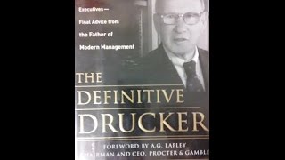 Book Review The Definitive Drucker Peter Drucker [upl. by Adnarram]