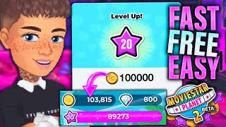 How To Earn Fame amp Starcoins on MovieStarPlanet 2 FAST amp FREE in 2020 MAX LEVEL ON MSP 2 [upl. by Nonez163]