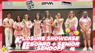 KPOP ON SCHOOL STAGE PERFORMANCE KLOSURES 2024 SHOWCASE EBOARD  SENIORS ┃ SNSD 2PM amp MORE [upl. by Serafina]