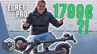 EGRET Pro im Test  EScooter für 1799€ REVIEW [upl. by Meras]