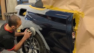 how to Sanding a Car parts sending Tutorial sending Tippsabrargermanvlogs [upl. by Enahsal599]