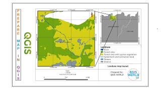 Prepare map in QGIS  Introduction to QGIS print Layout [upl. by Ardek635]