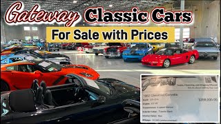 Warehouse full of Gateway Classic Cars For Sale with Prices [upl. by Acinomahs]