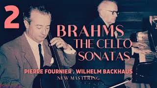 Brahms  Cello Sonata No2 in F Major Op99 Crc Pierre Fournier Wilhelm Backhaus  Remastered [upl. by Omocaig]