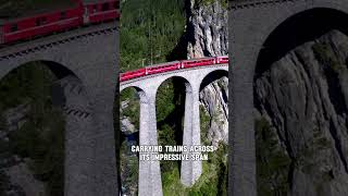 Explore the Landwasser Viaduct A Swiss masterpiece travel facts placesyouwanttovisitoneday [upl. by Duax20]