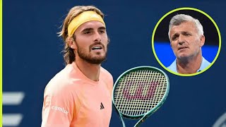 Stefanos Tsitsipas announces major coaching decision on dad Apostolos after rant issues emotional [upl. by Lavotsirc]