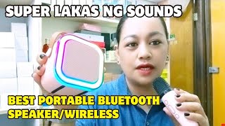 UNBOXING KARAOKE Machine Portable Bluetooth Speaker and Wireless Microphone COLORFUL LED DISPLAY [upl. by Enaek]