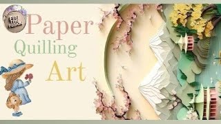 Roll Shape Repeat Paper quilling Quilling art inspiration Paper craft Quilling designs diy [upl. by Labina]