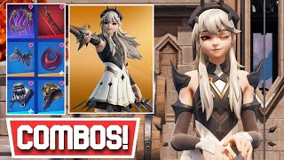 NEW BEST PRINCESS LEXA SKIN COMBOS AUGUST CREW PACK  Fortnite [upl. by Thorncombe918]