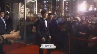 ♥SSIF♥ 101230 Kim Hyun Joong MBC Drama Awards  Red Carpet [upl. by Assirol606]