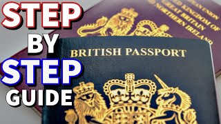 How To Renew UK Passport 2024  Step By Step 🇬🇧📘 [upl. by Llenrap]