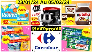 Catalogue Carrefour Bons Plans De La Semaine Prochaine Du 230124 Au 050224 [upl. by Doherty]