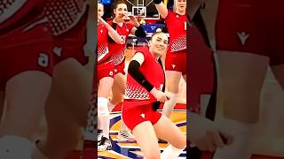 YULIA GERASIMOVA Viral video in the volleyball court  stadium [upl. by Donell]