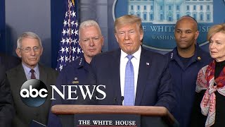 President Trump speaks at COVID19 briefing [upl. by Gradey]