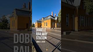 Dobeles dzelzceļa stacija  Dobele railway station  Железнодорожная станция Добеле Dobele Latvija [upl. by Ridley177]