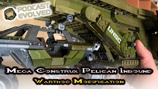 Mega Construx Pelican Inbound  Warthog Modification  Mega Construx Halo Infinite [upl. by Loginov]